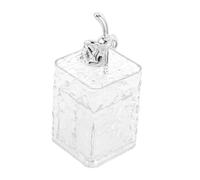 LABRIMP Distributeur Transparent pour Coton et Cure Dents Boîte de Rangement Compacte pour Démaquillants et Picks Dentaires Organisateur Multifonction pour Salle de Bain et Accessoires