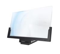 LABRIMP Écran Agrandisseur Portable Pliable pour Smartphone Amplificateur Vidéo avec Support Pliant Protection pour Seniors et Garçon Fille Compatible Téléphones Noirs