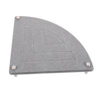 LABRIMP Égouttoir d'angle De Comptoir Multifonction en Diatomite Gris Foncé pour Évier, Support D'égouttage Léger Et Compact, Étagère Rangement Éponge Cuisine Et Salle De Bain,