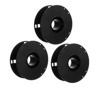 LABRIMP Enrouleur de Câble Électrique 1kg Plastique Noir Ajouré 3 Pièces - Support de Cordon Multifonction Léger pour Rangement et Organisation de Rallonges Électriques, Dévidoir Compact