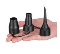 LABRIMP Ensemble D’Embouts de Pompe à Air 3 Tailles Détachables en Plastique pour Accessoires de Gonflage Polyvalents, Remplacement de Buse pour Matelas Gonflable, Bouée et Autres Objets