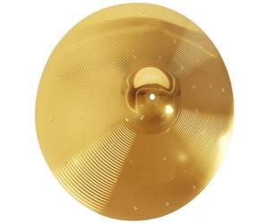 LABRIMP Ensemble de Cymbales pour Batterie en Alliage de Laiton Or Cymbale Splash et Crash pour Batterie Jazz, Son Clair et Net, Design Ergonomique pour Musiciens