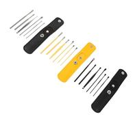 LABRIMP Ensemble D'outils de Nettoyage des Oreilles 3 Sets en Acier Inoxydable Cuillère Ronde et Fonction de Massage Conduit Auditif pour Usage Quotidien et Voyage