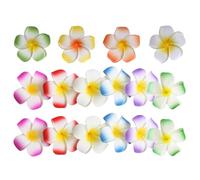 LABRIMP Épingles à Cheveux Forme Fleur Fleuries en Eva et Métal Design Doux Lot de 16 Maintien et Discrètes Couleur Aléatoire pour Fête Luau ou Vacances