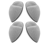 LABRIMP Éponges Démaquillantes Douces et Précises pour Peau Sensible en PU Lot de 4 Forme Goutte D'eau et Triangle Nettoyant Visage Réutilisable et Exfoliant
