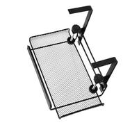 LABRIMP Étagère de Rangement Sous Bureau avec Pince Robuste Plateau de Gestion Câbles Acier Organisateur de Fil Électrique Ajustable Support Stable pour Bureau et Espace de Travail