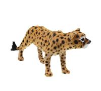 LABRIMP Figurine Léopard Réaliste et Douce Animal Simulé Plastique Décoration de Bureau et Bibliothèque Sculpture Animale pour Garçon Fille et Bureau