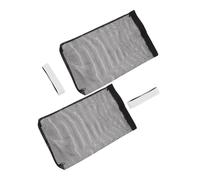 LABRIMP Filtres à Peluches Pour Conduit De Sécheuse Extérieur Filet Récupérateur De Peluches Nylon Noir Accessoire Pour Sèche-linge Lot De 2 Cordon Protection Solide La Poussière