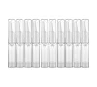 LABRIMP Flacons Pompe Airless Compact et Sûr 5ml Lot de 10 en Plastique pour Sérum Contour des Yeux Voyage Vie Quotidienne