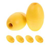 LABRIMP Flotteur D'amarrage pour Canoë en PVC Jaune, Lot de 6 Pièces, Design Compact et Compatible Piscine et Quai pour Bateau et Kayak