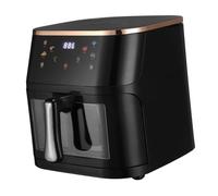 LABRIMP Friteuse Électrique Capacité avec Fenêtre Observation à Air Chaud Cuisson Saine Faible Huile Multifonction pour Famille
