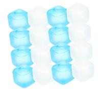 LABRIMP Glaçons Réutilisables Transparents 24 Pièces En Polypropylène Résistant Pour Boissons Et Whisky, Accessoires Pratiques Pour Bar à Domicile, Usage Réfrigérateur Et Rafraîchissement