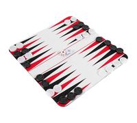 LABRIMP Jeu de Backgammon de Voyage Léger en Caoutchouc Abs, Tapis Double Fonction pour Aventures en Plein Air et Réunions, 1 Set pour Adultes et Garçon et Filles