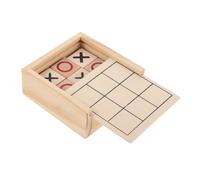 LABRIMP Jeu de Société Bois Compact Morpion Puzzle Éducatif pour Garçon Fille et Familles Portable et Facile à Transporter pour Activités Parent-garçon Fille et Réunions Sociales
