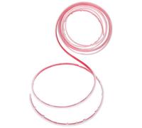 LABRIMP Joint D'étanchéité Autocollant en Caoutchouc Semi-transparent 10x6 Mm, Bande Isolante Phonique et Thermique pour Porte et Fenêtre, 6 Mètres, Coupe-froid Étanche aux Intempéries