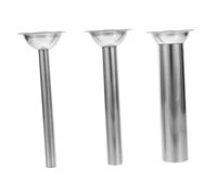 LABRIMP Kit de 3 Tubes à Saucisse en Acier Inoxydable, Facile à Nettoyer et Sécurisé, pour Paquet de Viande Cuisine Lors Fabrication de Saucisses