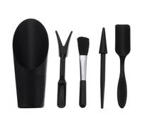 LABRIMP Kit de 5 Outils Manuels pour Plantes Succulentes en Plastique Noir, pour Transplantation et Ameublissement Sol Petits Jardins et Jardinières