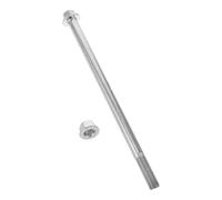 LABRIMP Kit de Vis en Métal Argenté pour Plaque de Levage du Moteur de Scooter, Dimensions Précises et Montage Facile, Remplacement pour Axe de Suspension 125/150