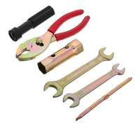 LABRIMP Kit Outils Moto Compact avec Pinces, Clé à Bougie et Extracteur de Bouchons - Trousse à Outils Complète pour Entretien et Réparation, Compatible Multisupports, Équipement