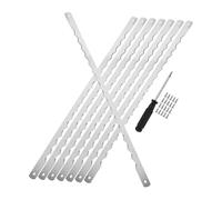 LABRIMP Lames de Remplacement Acier Inoxydable pour Couteau à Arc Tranchant Dentelé Long pour Découpe de Gâteau et Pizza Outil Polyvalent pour Cuisine et Boulangerie
