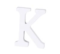 LABRIMP Lettre K Bois de Décoration Murale Simple pour Mariage Anniversaire Maison ou Magasin