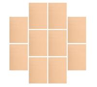 LABRIMP Lot de 10 Feuilles de Papier Braille en Vrac, Papier Khaki Portable pour Écriture sur Ardoise Braille, pour L'éducation et L'amélioration des Compétences des Aveugles