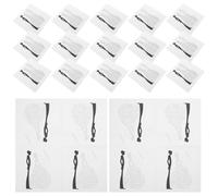 LABRIMP Lot de 100 Serviettes en Papier Imprimées pour Mariage en Pâte de Bois Blanc, Décorations Élégantes pour Fête et Réception