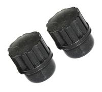 LABRIMP Lot de 2 bouchons pour saxophone soprano, plastique noir, design unique, empêchant la décoloration, utilisation sécurisée lors du et démontage