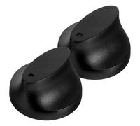 LABRIMP Lot de 2 Boutons de Commande de Minuterie en Plastique, Diamètre Rond, Universels et Compatibles pour Armoires Commerciales et Domestiques, Accessoires de Remplacement Faciles