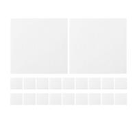 LABRIMP Lot de 20 Cache-prises Électriques en Silicone Blanc, Joint Isolant pour Prise Murale et Interrupteur, Isolation et Installation Facile pour Maison et Espace Commercial