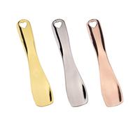 LABRIMP Lot de 3 Spatules pour Masque Visage en Alliage de Zinc, Cuillères à Crème à Surface Lisse pour Soins Visage, pour Maquillage et Présent D'anniversaire