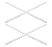 LABRIMP Lot De 4 Lames De Scie À Coupe Coupé-Pâte Trancheuse À Commerciale Pièces De Couteau À Lames De Coupe À De Rechange Argent