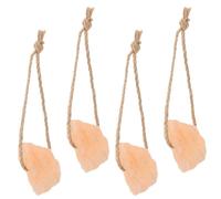 LABRIMP Lot de 4 Pierres à Sel Cheval en Minéraux Khaki, Bloc de Léchage pour Cerfs et Chevaux, Facile à Utiliser, Favorise la Santé Croissance des Animaux