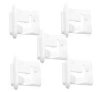 LABRIMP Lot de 5 Clips de Butée de Glissière de Remplacement pour Panier de Lave- Accessoire Pratique et Facile à Installer Compatible la Plupart des Lave-Vaisselles