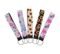 LABRIMP Lot de 5 Porte-Clés Cordon Coloré Anneau de Poignet Multifonctionnel Dragonne Créative pour Clés et Paquet Accessoires Pratiques pour Usage Quotidien et Présent