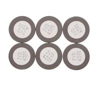 LABRIMP Lot de 6 Disques Céramiques de Rechange 16 MM pour Humidificateur Brumisateur Plaques de Pulvérisation en Céramique pour Humidificateur de Bassin Compatibles et Solide