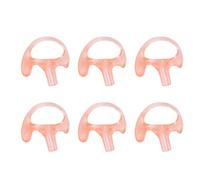 LABRIMP Lot de 6 Embouts en Silicone Rose pour Oreillette Air Duct, Remplacement Sûr et Confortable, Accessoires pour Casque Intercom, Design Élégant et Solide