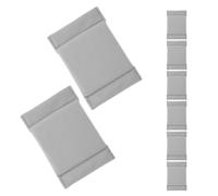 LABRIMP Lot de 8 Séparateurs Rembourrés Gris pour Paquet Photo 14X9 CM Inserts de Compartiments Modulables en Mousse Haute Densité Protection Antichoc pour Appareil Photo et Objectifs