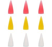 LABRIMP Lot de 9 Embouts en Silicone pour Stylo Nail Art, Têtes de Remplacement Faciles à Installer, pour DIY Nail Arts et Salons de Manucure