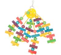 LABRIMP Mâcher Bois, pour Perroquets des Dents, Broyage | Divertissement et Décompression, pour Perruches Calopsittes et Petits Perroquets, Accessoire Oiseaux