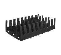LABRIMP Mailbox waterproof liner insert, Rectangular Mailbox Tray, silicone liner, noir, anti-slip, weatherproof, elevated design, support antirust, for mail and letters in curbside