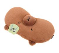 LABRIMP Masque yeux de voyage en peluche avec pack rafraîchissant, confortable et léger, conçu pour adultes lors de conférences et hôtels