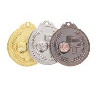 LABRIMP Médailles de Récompense Lot de 3 Pièces en Alliage de Zinc pour Compétition de Basketball pour Jeux de Fête et Décoration Garçon et Filles