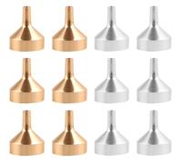 LABRIMP Mini Entonnoirs Outil Facile à Nettoyer en Alumite Lot de 12 pour Remplir Bouteilles de Parfum et Soins Peau et Transfert Précis des Liquides