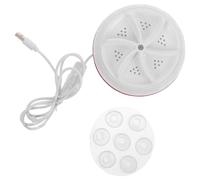LABRIMP Mini Machine à Laver Turbo Portable en Abs Léger pour Chaussettes et Mouchoirs, pour Camping et Maison, Puissance 30w Alimentation USB et Interrupteur