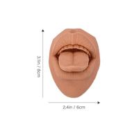 LABRIMP Modèle de Langue Flexible Silicone Réaliste avec Support pour Pratique Piercing et Affichage Modèle Bouche Humain pour Formation et Démonstration