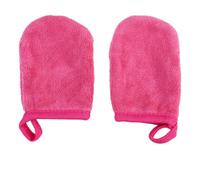 LABRIMP Moufles Démaquillants Réutilisables 3 Pièces en Coton Polyester, Lavables et Doux Visage, Nettoyage pour Peau Grasse et Usage Quotidien