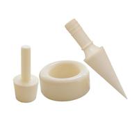 LABRIMP Moule à Rouleaux D'œufs Diy En Pvc Résistant, Rouleau à Cornets Gaufrés Réutilisable, Outil Pour Moule à Gaufres, Fabrication Maison De Cornets De Glace, Kit 3 Pièces Pour Dessert Glacé