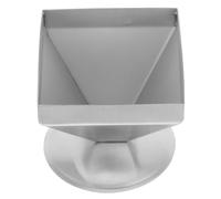 LABRIMP Moule Alimentaire Pyramidal en Acier Inoxydable Maison, Outil de Cuisson Créatif Forme Unique en Pyramide, Décoration Alimentaire Facile à Utiliser