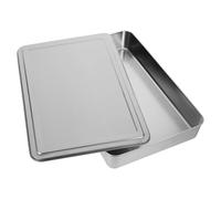 LABRIMP Moules À Gâteaux Et Brownies Moules À Pâtisserie Cocotte Avec Couvercle En Acier Inoxydable Pour Mini-Four Avec Couvercle En Métal Cocotte